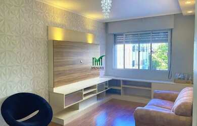 Imagem: O apartamento possui 2 Dormitórios, 1 Banheiro, 1 Vaga na garagem