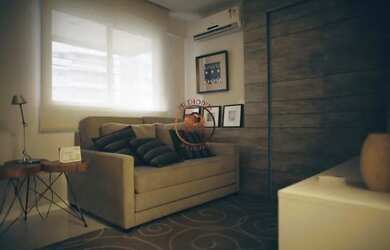 Imagem: O apartamento na cobertura possui 3 Dormitórios, 5 Banheiros