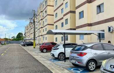 Imagem: O apartamento possui 2 Dormitórios, 1 Banheiro, 1 Vaga na garagem