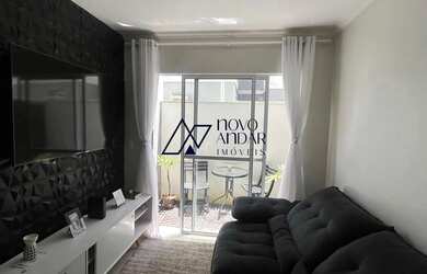 Imagem: O apartamento possui 2 Dormitórios, 1 Banheiro, 1 Vaga na garagem