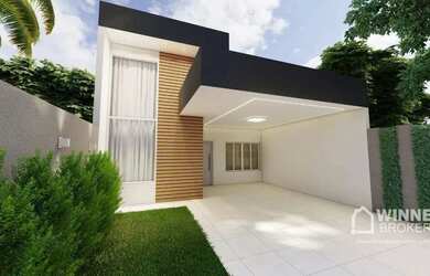 Imagem: A casa possui 3 Dormitórios, 3 Banheiros, 2 Vagas na garagem