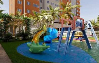 Imagem: O apartamento possui 2 Dormitórios, 1 Banheiro, 2 Vagas na