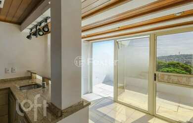 Imagem: O apartamento na cobertura possui 2 Dormitórios, 1 Banheiro