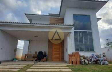 Imagem: A casa em condomínio possui 4 Dormitórios, 4 Banheiros, 2