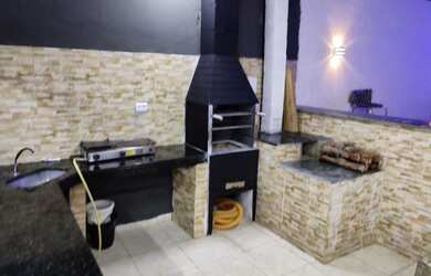 Imagem 3: Casa piscina. Piscina, Churrasqueira, Imóvel mobiliadoeAr-condicionado