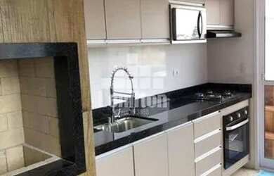 Imagem: O apartamento na cobertura possui 3 Dormitórios, 2 Banheiros