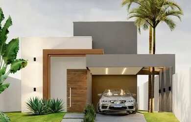 Imagem: A casa possui 3 Dormitórios, 2 Banheiros, 2 Vagas na garagem