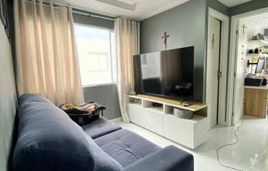 Imagem: O apartamento possui 2 Dormitórios, 1 Banheiro, 1 Vaga na garagem