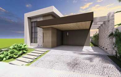 Imagem: A casa em condomínio possui 3 Dormitórios, 3 Banheiros, 2