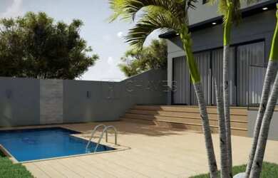 Imagem: A casa em condomínio possui 4 Dormitórios, 5 Banheiros, 2