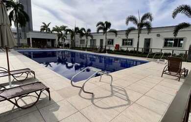 Imagem: O apartamento possui 2 Dormitórios, 1 Banheiro, 1 Vaga na garagem