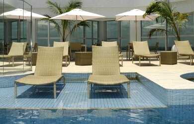 Imagem 1: 1 suíte MUNDO PLAZA. Piscina, Ar-condicionado, 44m² de Áreae1 Vaga...