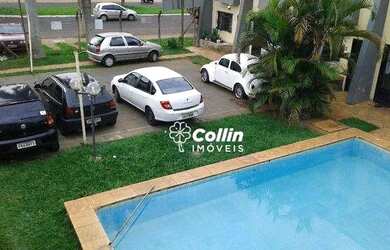 Imagem: O apartamento possui 1 Dormitório, 1 Banheiro, 1 Vaga na garagem