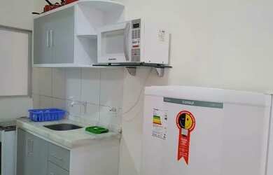 Imagem: O apartamento possui 1 Dormitório, 1 Banheiro, 30m² de Área