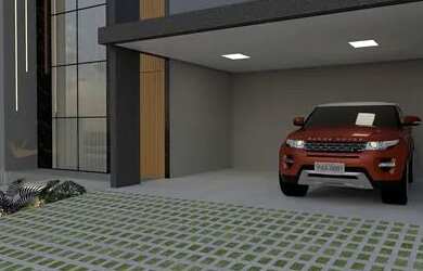 Imagem: A casa em condomínio possui 3 Dormitórios, 3 Banheiros, 4