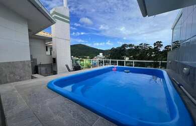 Imagem: O apartamento na cobertura possui 2 Dormitórios, 2 Banheiros