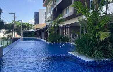 Imagem 2: Apt em camboinha 3qts. Piscina, Churrasqueira, Varandae77m² de Área