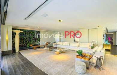 Imagem: O apartamento na cobertura possui 4 Dormitórios, 5 Banheiros