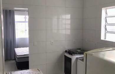 Imagem: O apartamento possui 1 Dormitório, 1 Banheiro, 40m² de Área