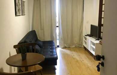 Imagem: O studio possui 1 Dormitório, 1 Banheiro, 1 Vaga na garagem