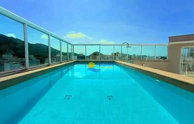 Imagem: O apartamento na cobertura possui 3 Dormitórios, 5 Banheiros