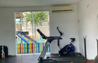 Imagem 10: Ecoville Residence 3/4. Piscina, Churrasqueira, VarandaeÁrea de serviço