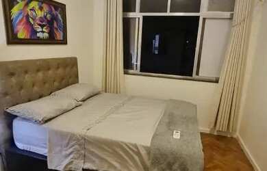 Imagem 6: Apto 1 quarto com dependências, mobiliado, silencioso e claro a 2 quadras...