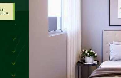 Imagem: O apartamento possui 2 Dormitórios, 1 Banheiro, 1 Vaga na garagem