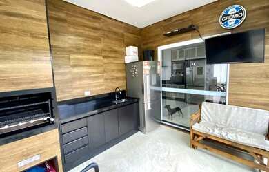 Imagem: A casa em condomínio possui 3 Dormitórios, 3 Banheiros, 5