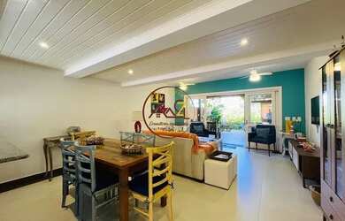 Imagem: A casa em condomínio e possui 3 Dormitórios, Suítes, 2 Banheiros