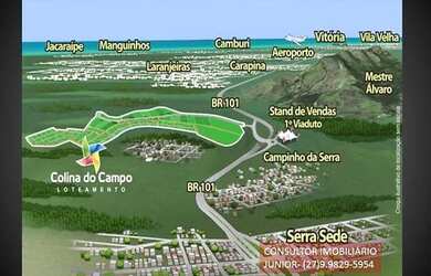 Imagem: O terreno possui 200m² de Área e está localizado em Campinho