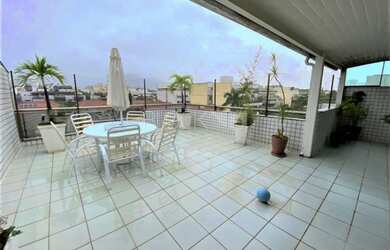 Imagem: O apartamento na cobertura possui 3 Dormitórios, 4 Banheiros