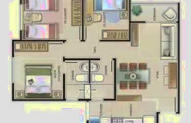 Imagem 1: Residencial Arte Ville. Piscina, Imóvel mobiliado, 75m² de Áreae1 Vaga...