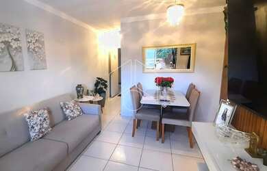 Imagem: O apartamento possui 3 Dormitórios, 1 Banheiro, 1 Vaga na garagem