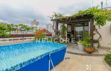 Imagem: O apartamento na cobertura possui 2 Dormitórios, 3 Banheiros