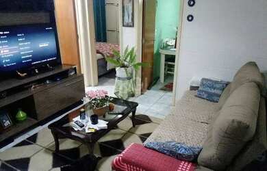 Imagem: O apartamento possui 2 Dormitórios, 1 Banheiro, 1 Vaga na garagem