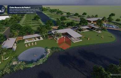 Imagem: O terreno possui 300m² de Área e está localizado em Pedra