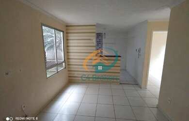 Imagem: O apartamento possui 2 Dormitórios, 1 Banheiro, 1 Vaga na garagem