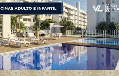 Imagem: O apartamento possui 2 Dormitórios, 1 Banheiro, 1 Vaga na garagem