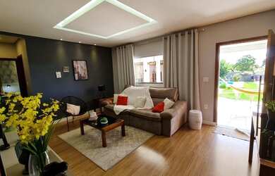 Imagem: A casa em condomínio possui 4 Dormitórios, 5 Banheiros, 5