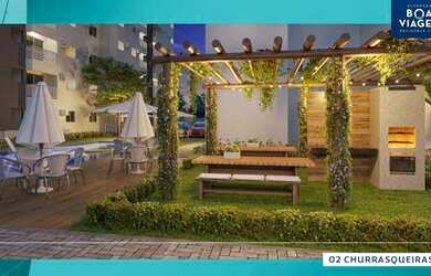 Imagem: O apartamento possui 2 Dormitórios, 1 Banheiro, 1 Vaga na garagem