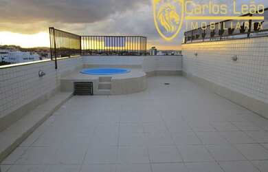 Imagem: O apartamento na cobertura possui 3 Dormitórios, 3 Banheiros