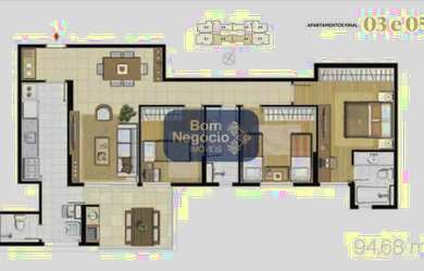 Imagem 3: Apartamento à venda no bairro Vila da Serra REF 1003