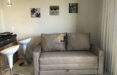 Imagem: O apartamento possui 1 Dormitório, 1 Banheiro, 33m² de Área