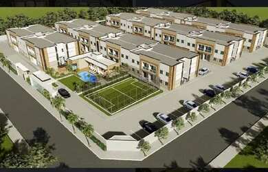 Imagem: O apartamento possui 2 Dormitórios, 1 Banheiro, 1 Vaga na garagem