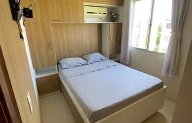 Imagem: O apartamento possui 2 Dormitórios, 1 Banheiro, 1 Vaga na garagem