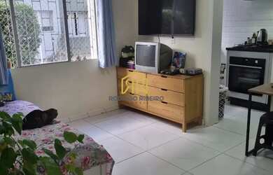 Imagem: O apartamento possui 1 Dormitório, 1 Banheiro, 40m² de Área