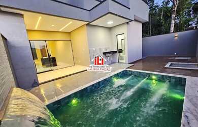 Imagem 16: Casa Térrea no Vivenda das Marinas com 3 Suítes Espaço lazer com Piscina...