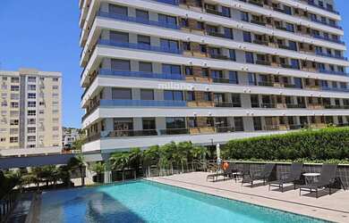 Imagem: O apartamento possui 1 Dormitório, 1 Banheiro, 40m² de Área