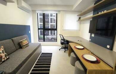 Imagem: O studio possui 1 Dormitório, 1 Banheiro, 31m² de Área, Imóvel